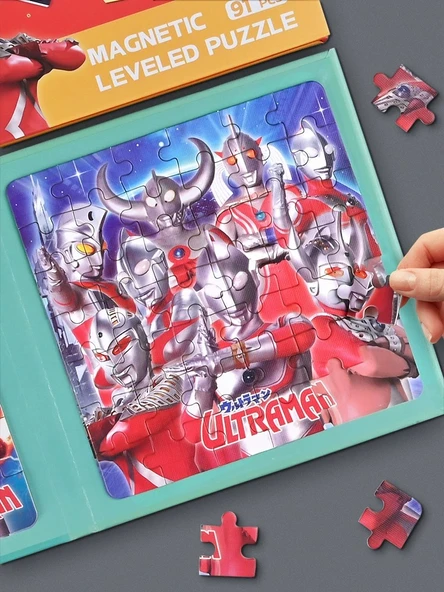 Ultraman Manyetik Puzzle - Seviye 1 + Seviye 2 + Seviye 3 - 2