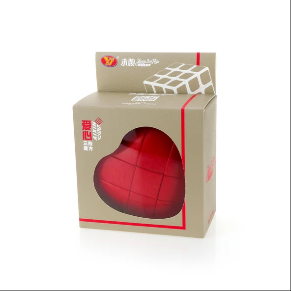 Kalp Şekilli Rubik Küp - Tatlı Bal Pudrası - 5
