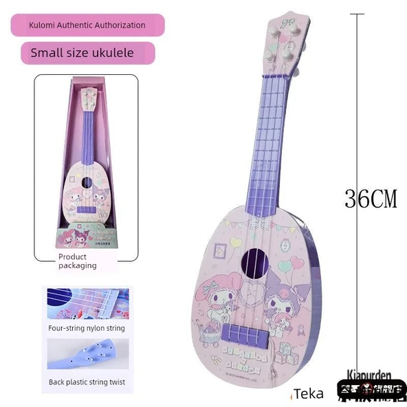 Çocuk Ukulele Oyuncak Gitar - Küçük Boy Disney Prenses Kürekli - 10