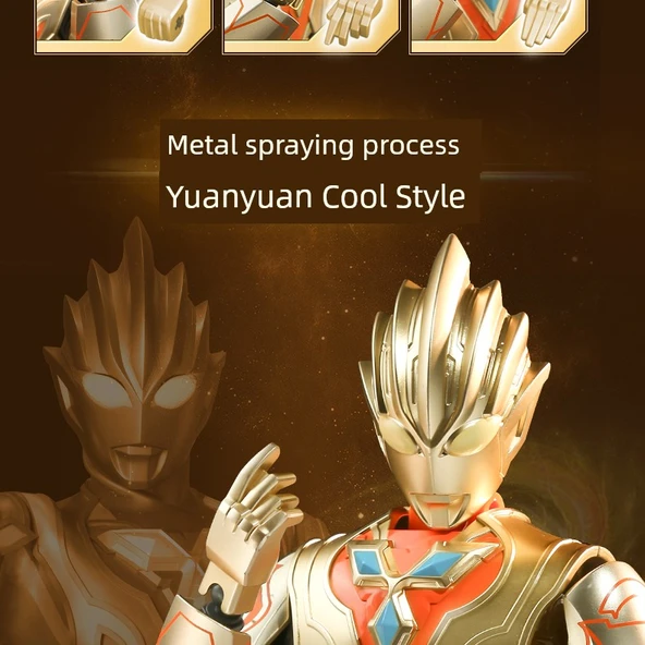 Ultraman Yapı Blokları - Limited Edition Altın Sailor Ultraman ve Kart - 8