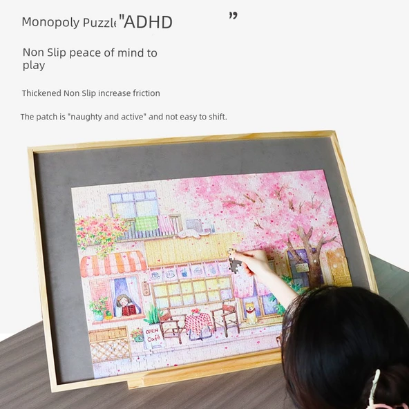 Puzzle Matı - Gök Mavisi