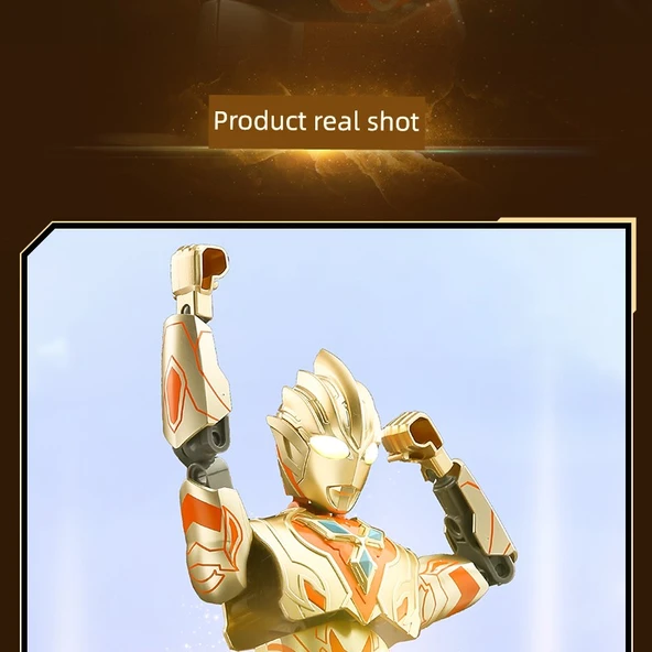 Ultraman Yapı Blokları - Limited Edition Altın Sailor Ultraman ve Kart - 11