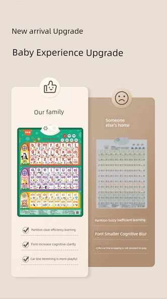 Eğitici Duvar Tablosu - Çince Pinyin + İngilizce Fonetik Alfabe - Resim 9