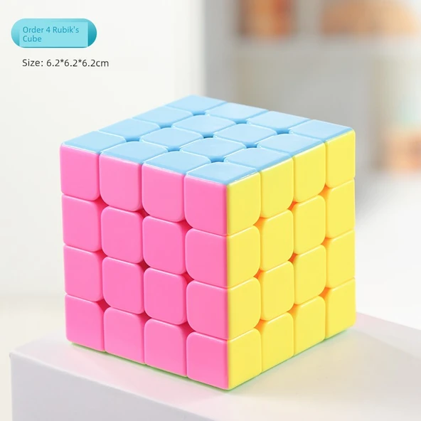 Şeker Renkli Dördüncü Derece Rubik Küpü - İkinci Derece