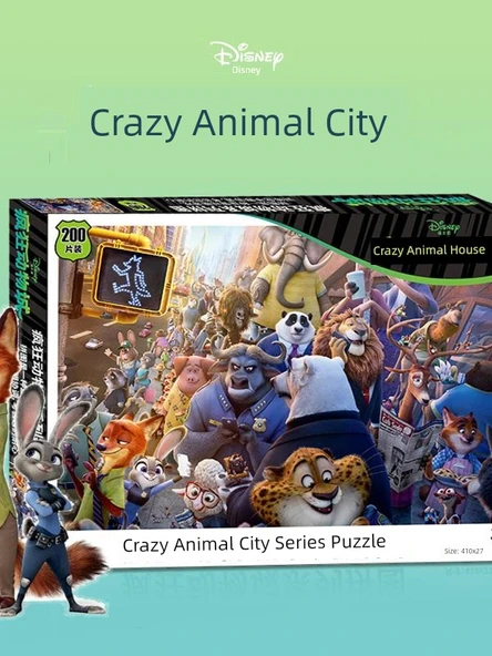 Disney Zootopia 100 Parça Çizimli Çocuk Puzzle - 2