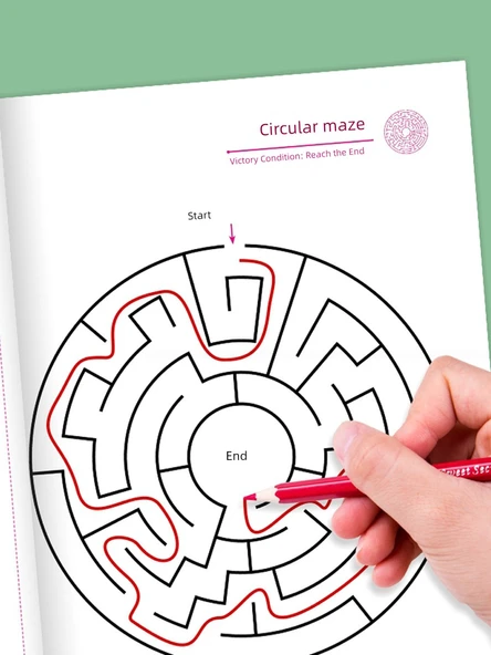 Çocuk Labirent Oyunu - 3-7 Yaş - Temel Labirent - Resim 3