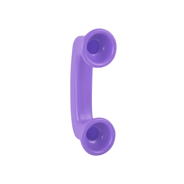 Çocuk Ses İletim Telefon Oyuncak - Mor