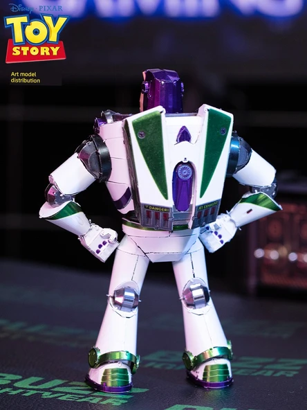 3D Metal Puzzle Oyuncak - Buzz Lightyear Model + Junior Seti - 3