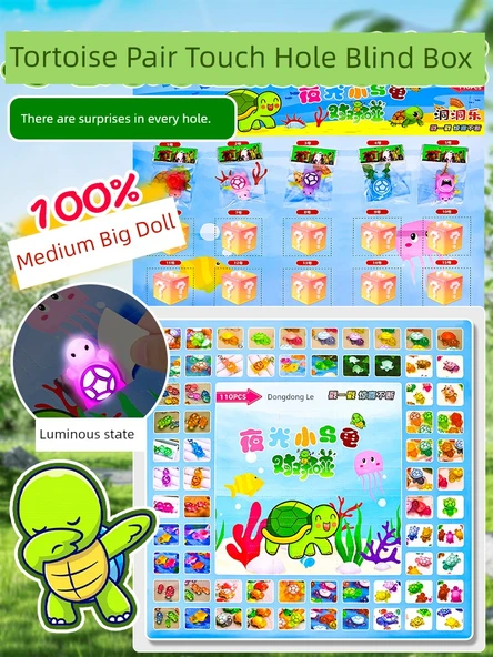 Plants vs Zombies Müzikli Oyuncak Kutusu - 110 Kaplumbağa (5 Büyük + 95 Küçük + 10 Oyuncak)