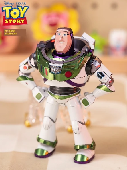 3D Metal Puzzle Oyuncak - Buzz Lightyear Model + Junior Seti - 4