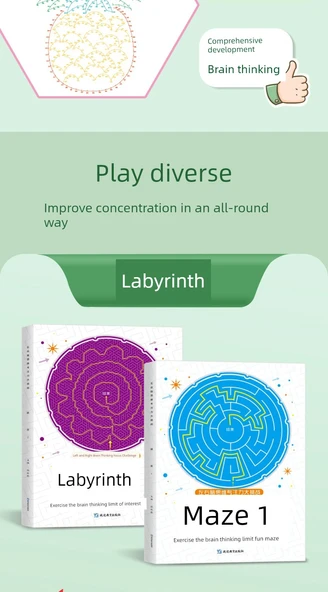 Çocuk Labirent Oyunu - 3-7 Yaş - Temel Labirent - Resim 11