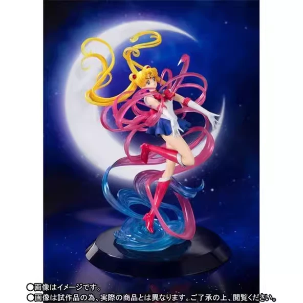 Sailor Moon Kristal Gücü Dönüşümü Ay Tavşanı Figürü (20cm)