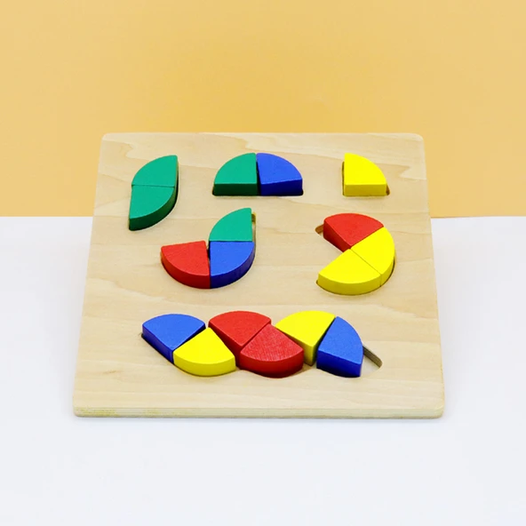 Montessori Geometrik Şekil Yapboz - Düzensiz