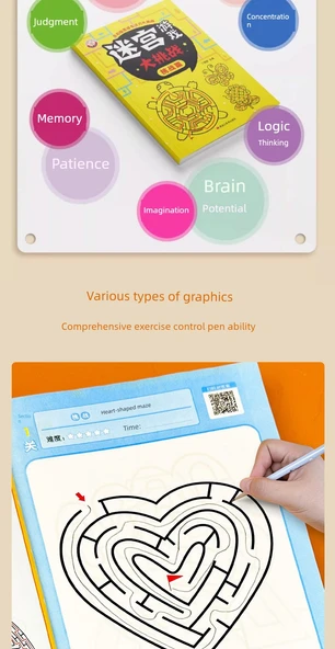 Çocuk Labirent Kitabı - Başlangıç + Orta Seviye (2 Kitap) - Resim 10