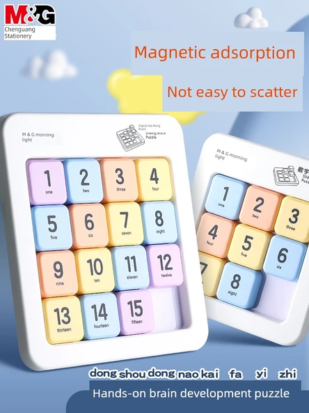 Dijital Kaydırmalı Bulmaca - 5x5 Klasik Seri (9-13 Yaş) - 2