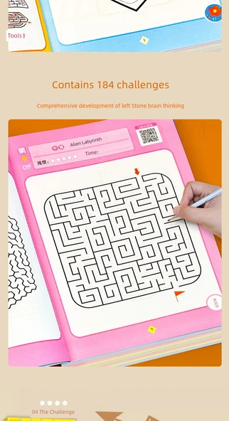 Çocuk Labirent Kitabı - Başlangıç + Orta Seviye (2 Kitap) - Resim 11