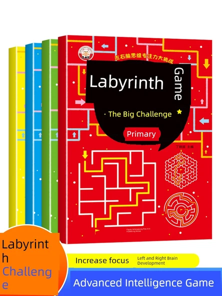 Çocuk Labirent Kitabı - Başlangıç + Orta Seviye (2 Kitap) - Resim 2