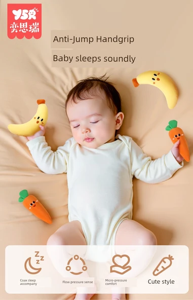 Bebek Anti-Şaşkınlık Uyku Oyuncağı - Patlıcan - 6