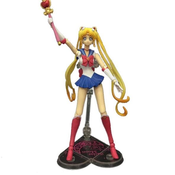 Sailor Moon Flash Charm Ay Tavşanı Su Buz Ay Figürü (22cm) - Resim 6