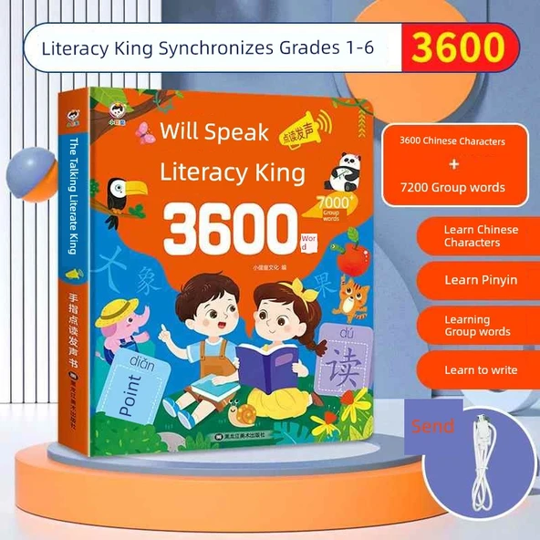 Konuşan Erken Eğitim Sesli Kitap - Yazarlık Kralı 3600 Kelime