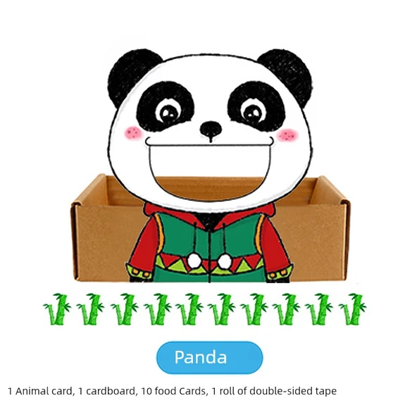 Montessori Çocuk Oyuncak Puzzle - Panda