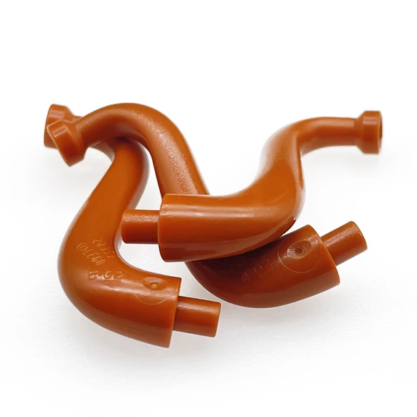 LEGO Parçaları 43892 80497 Hayvan Kuyruğu Ucu Ağaç Direği - Koyu Kahverengi - Resim 2