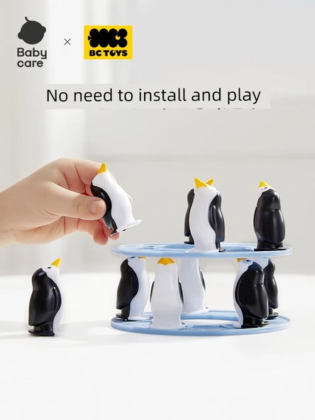 Penguen Denge Oyunu - Müzikli - 18 Penguen, 7 Buz Halkası - 5