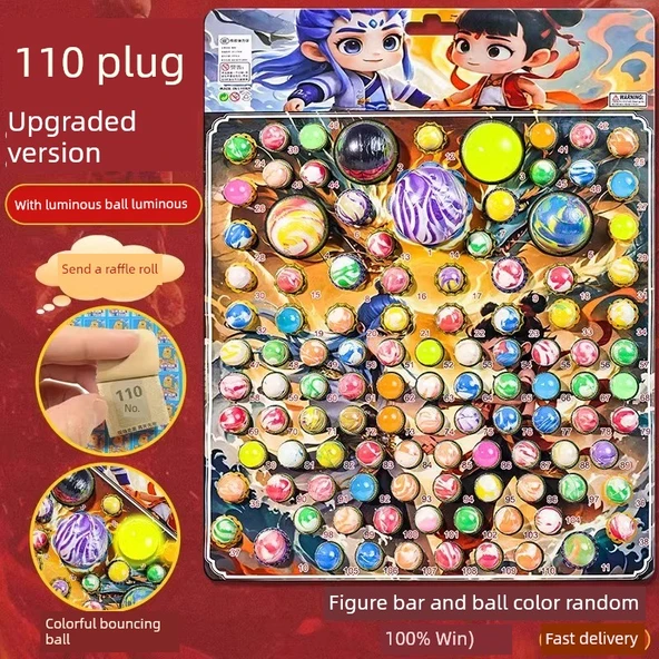 Nezha Dragon Ball Sihirli Hap Ruh Boncukları Limitli 110 Çekiliş Esnek Toplu Oyuncak