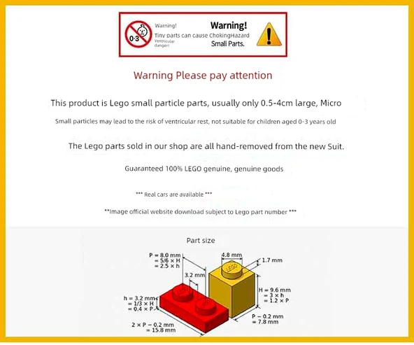 LEGO 4081 Beyaz 1x1 Tek Taraf Menteşe Plaka - 5