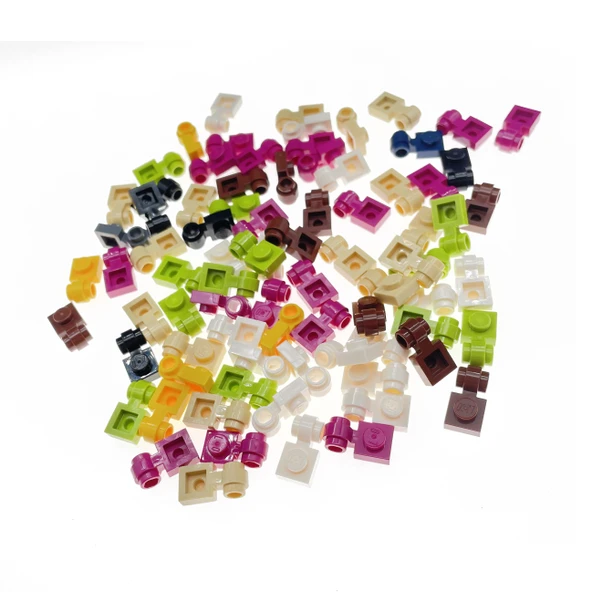 LEGO 4081 Beyaz 1x1 Tek Taraf Menteşe Plaka - 2