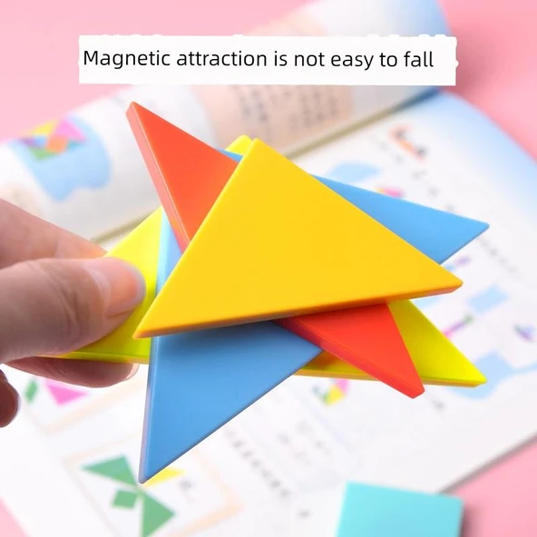 Manyetik Olmayan Tangram Puzzle - Küçük Boy Videolu Anlatım (Model 2) - 5