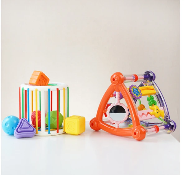 Bebek Puzzle Sihirli Küp Şekil Tanıma Oyuncak - Yuvarlak + Tripod
