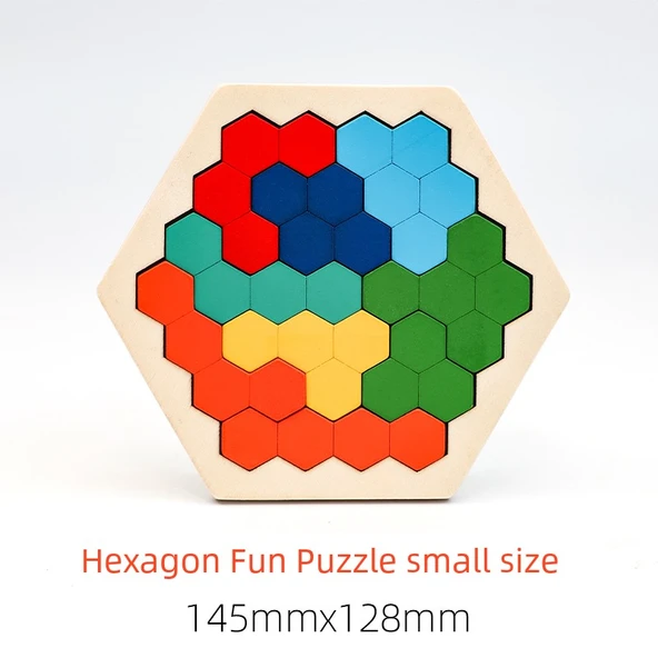 Linglong Zeka Bulmacası - Renkli Eğlenceli Küçük Boy