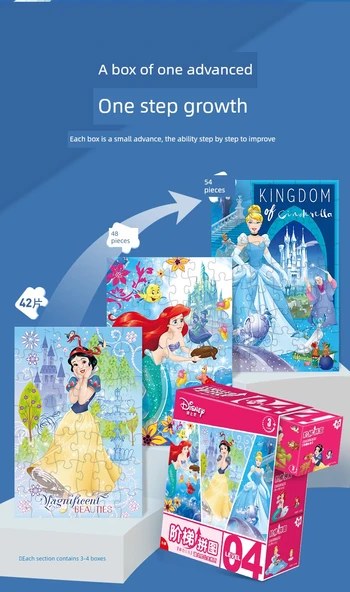 Disney Çocuk Puzzle - Seviye 5 Mutlu İnşa (4-5 Yaş, 3 Model) - 11