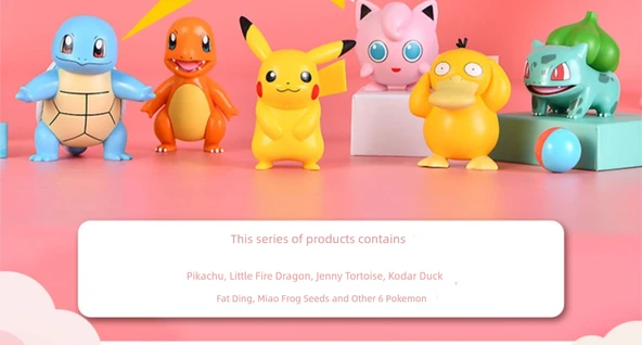 Pokemon Jenny Kaplumbağa Figür Süs - 9