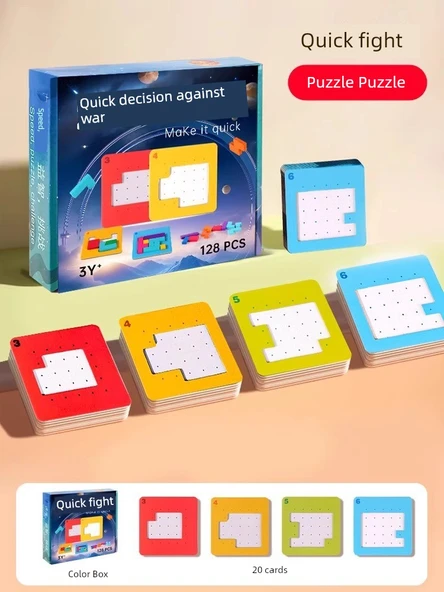 Hızlı Eşleştirme Oyunu - 20 Puzzle + 108 Blok