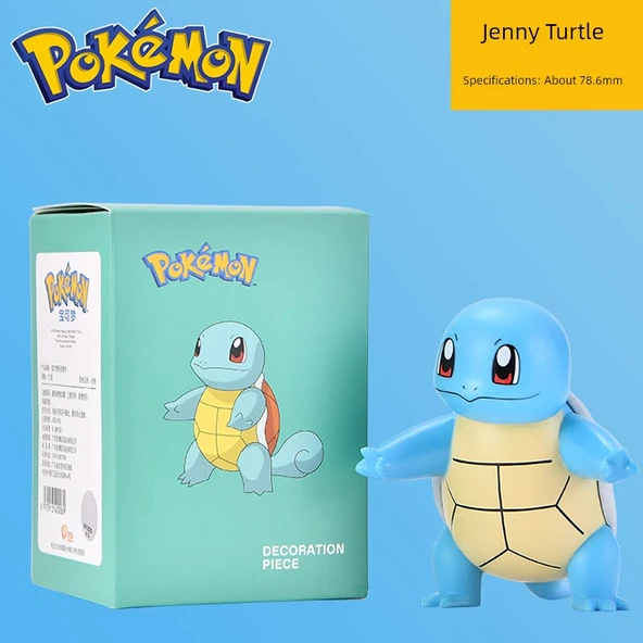 Pokemon Jenny Kaplumbağa Figür Süs