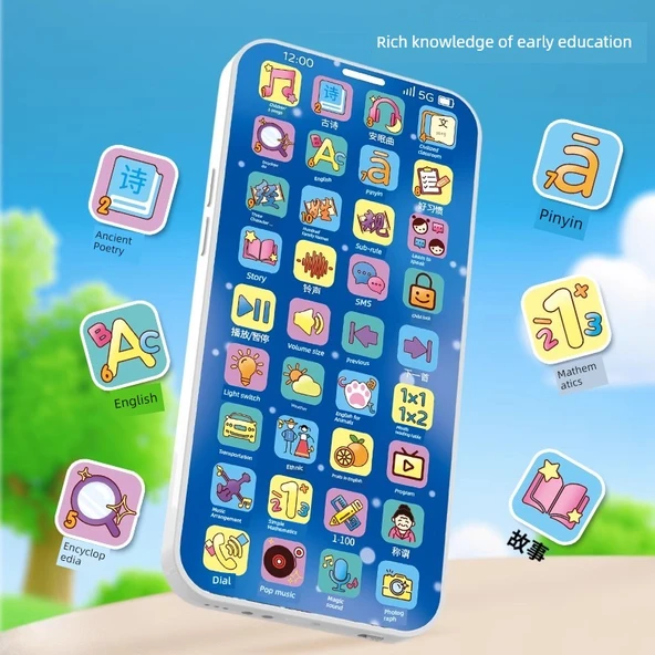 Şarjlı Çocuk Oyuncak Telefon - Meng Fun Ayı - Resim 5