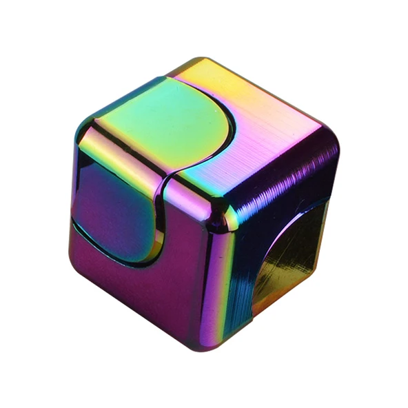 Kırmızı Renkli Parmak Ucu Küp EDC El Spinner Jiro Oyuncak - 6