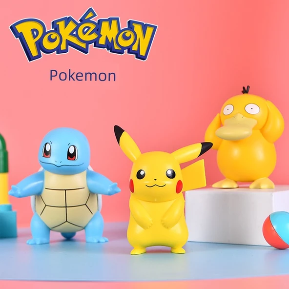 Pokemon Jenny Kaplumbağa Figür Süs - 3