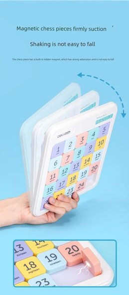 Manyetik Çocuk Kaydırmalı Puzzle Seti - Dördüncü Seviye Huarong Yolu + Üçüncü Seviye Rubik Küpü - 11
