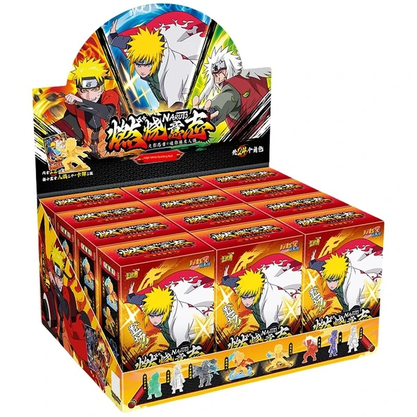 PTTAVM: Naruto Mini Kauçuk Bebek Silgi Kör Kutu - Rastgele 3 Adet