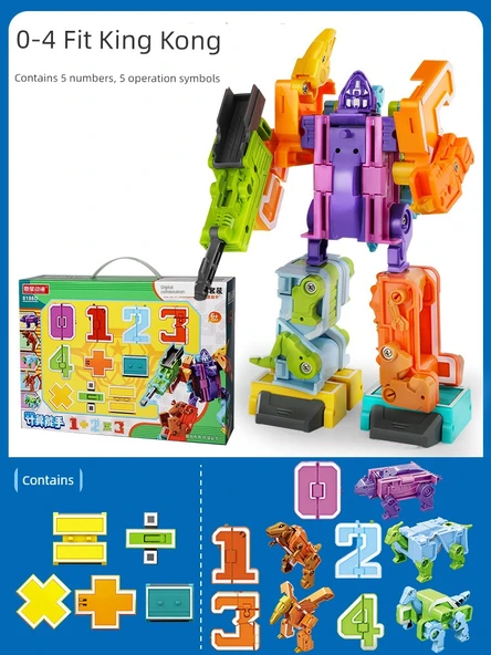 Dönüşen Robot Dinozor Versiyonu 0-4, 5 Sembollü