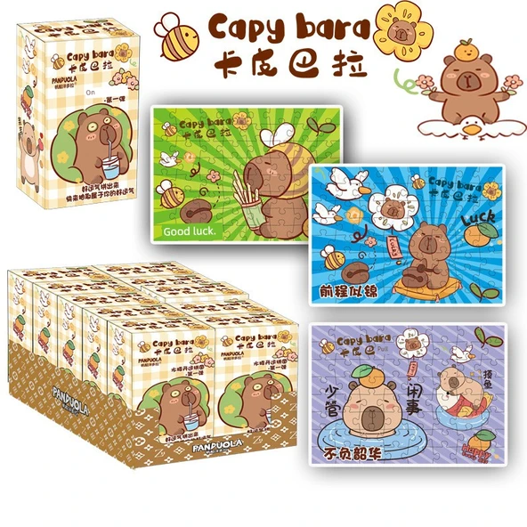 Kapibara Temalı Eğitici Puzzle - Rastgele 1 Kutu - Resim 5