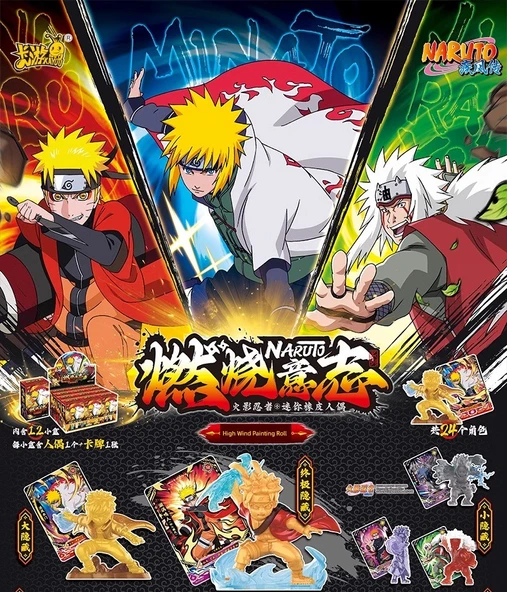 PTTAVM: Naruto Mini Kauçuk Bebek Silgi Kör Kutu - Rastgele 3 Adet