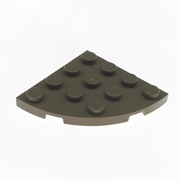 LEGO 4x4 Kavisli Plaka - Koyu Bej