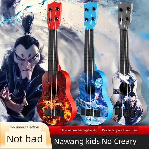 Nezha Ukulele - Büyük Boy - Shen Gongbao Tasarımı - 11
