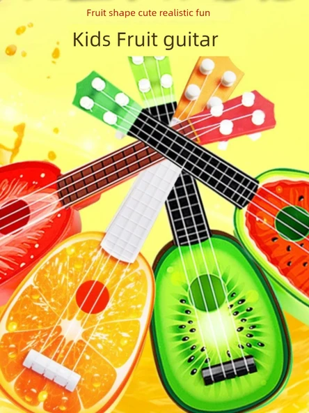 Çocuk Meyve Ukulele Gitar - Büyük Kivi - 2