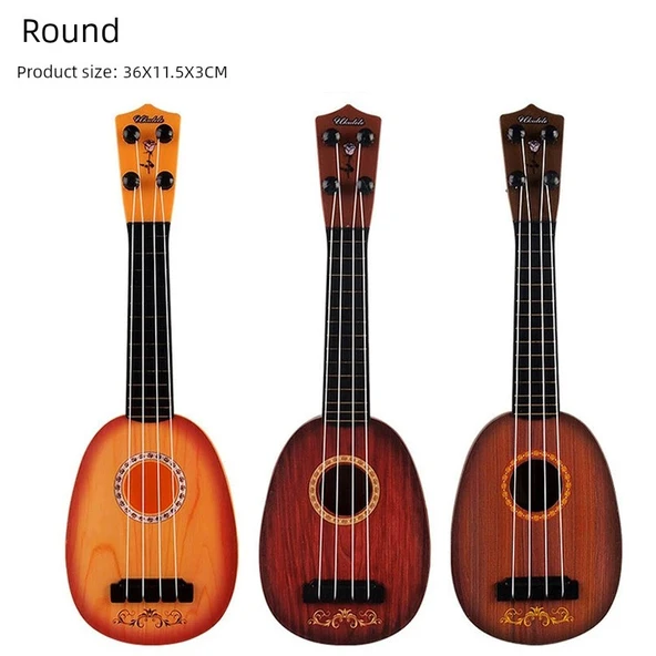 Çocuk Meyve Ukulele Gitar - Yuvarlak Model