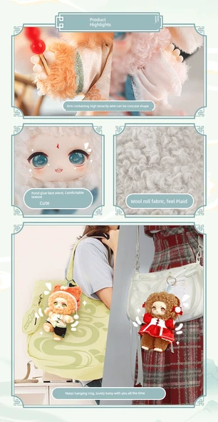 Nagi Canavar Bebek Dağ Nehir Romantik Seri Kör Kutu Moda Oyuncak - Tek Rastgele Gönderi - Resim 9